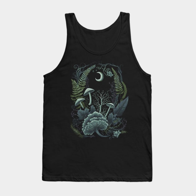 Witchy Celestial Fern Tank Top by Enyr's little witchy corner